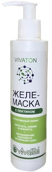 Виватон Желе маска с пектином для лица, 200мл